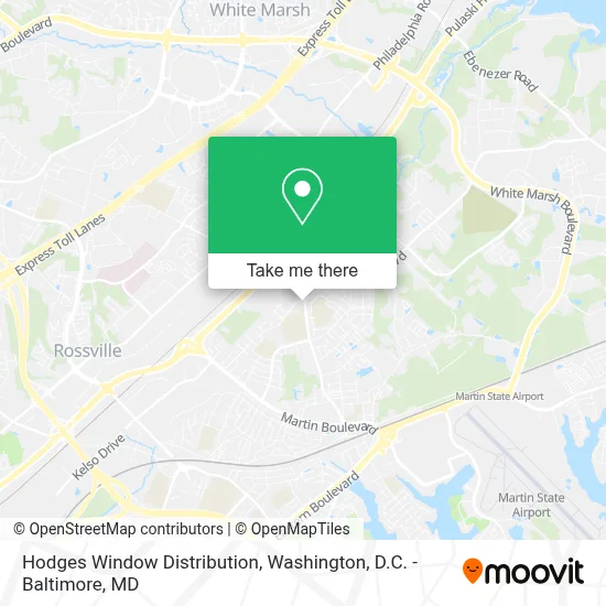 Hodges Window Distribution map