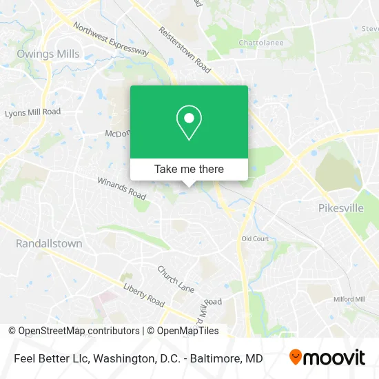 Feel Better Llc map
