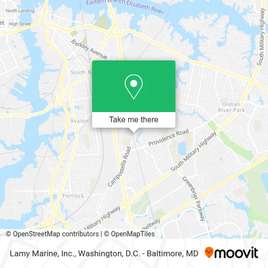 Lamy Marine, Inc. map