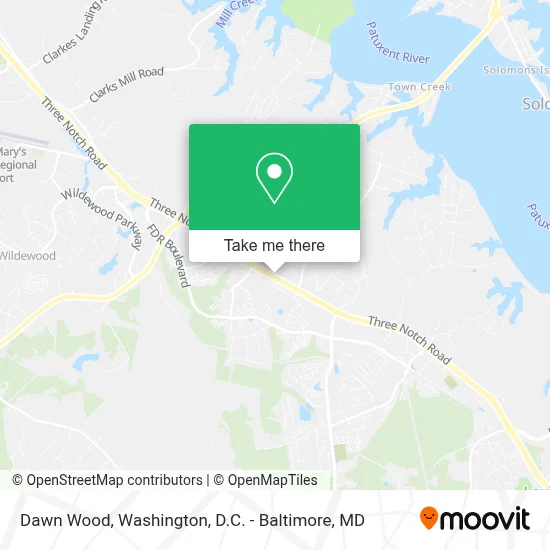 Dawn Wood map