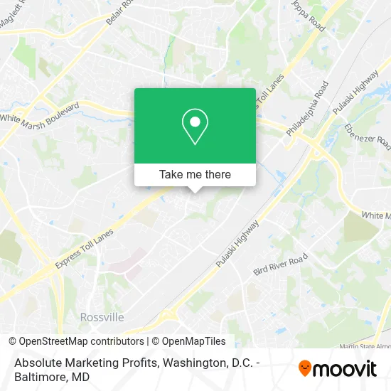 Absolute Marketing Profits map