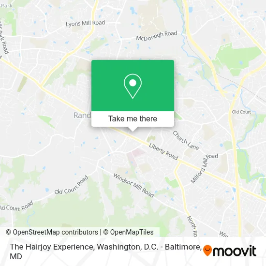 The Hairjoy Experience map