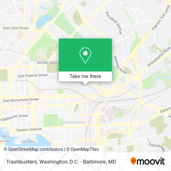 Trashbusters map