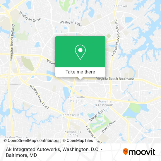 Ak Integrated Autowerks map