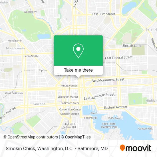 Smokin Chick map