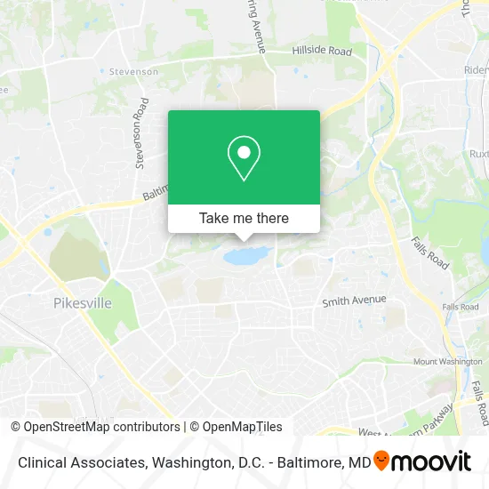 Clinical Associates map