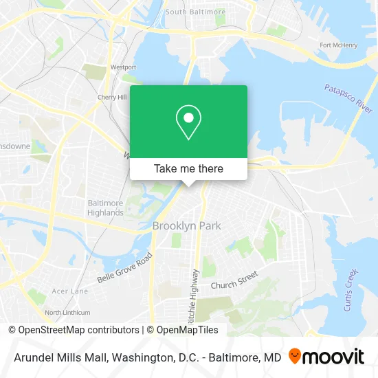 Arundel Mills Mall map