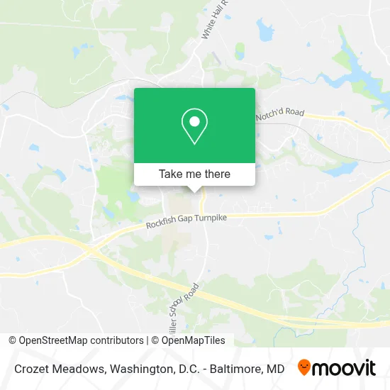 Crozet Meadows map