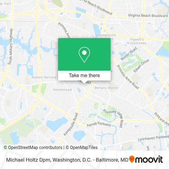 Michael Holtz Dpm map