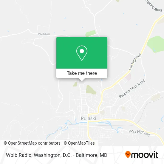 Wblb Radio map