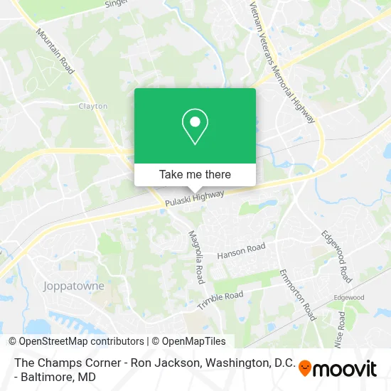 The Champs Corner - Ron Jackson map