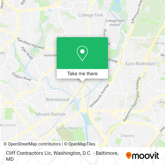Cliff Contractors Llc map