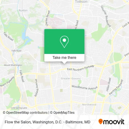 Flow the Salon map