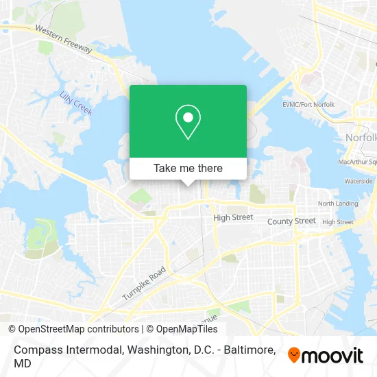 Compass Intermodal map