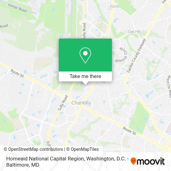 Homeaid National Capital Region map