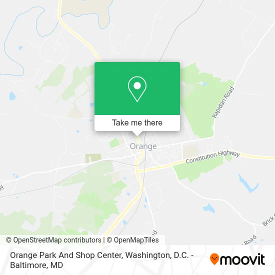 Orange Park And Shop Center map