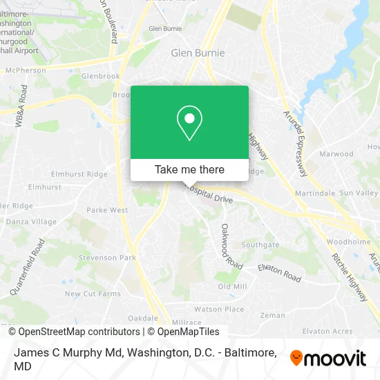 James C Murphy Md map