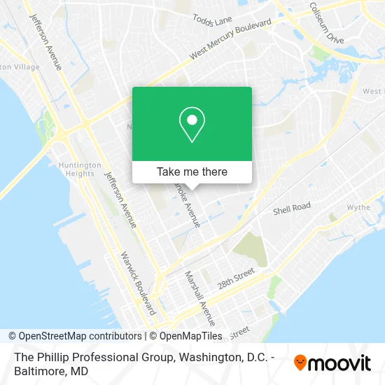 The Phillip Professional Group map