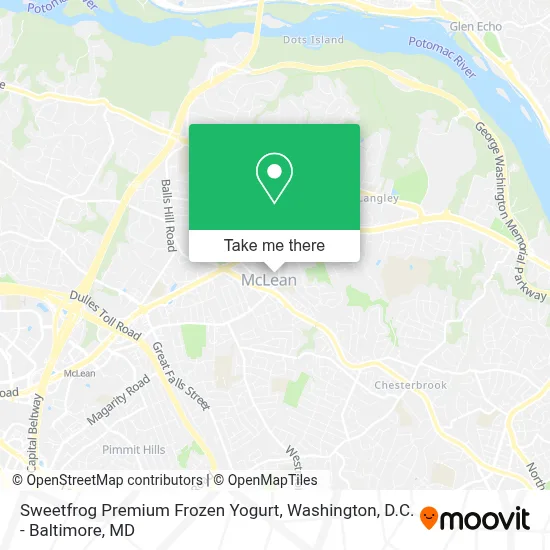 Sweetfrog Premium Frozen Yogurt map