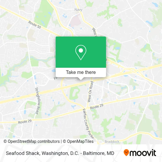 Seafood Shack map