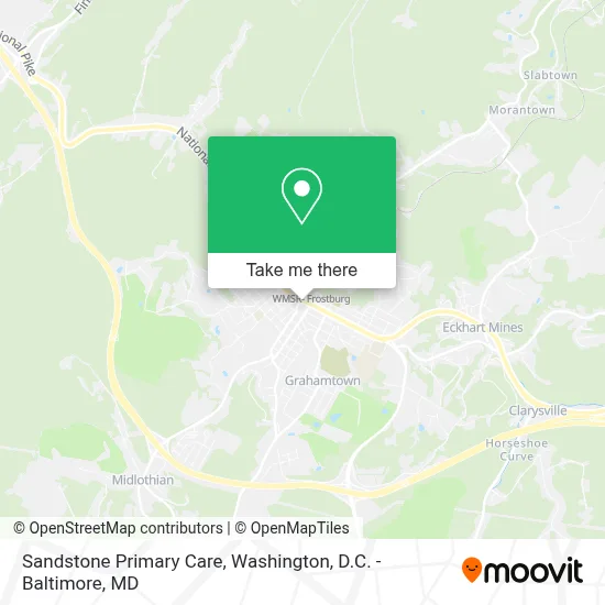 Sandstone Primary Care map