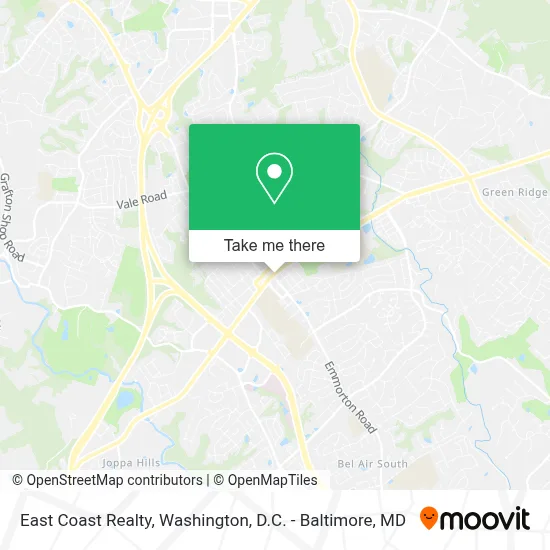 East Coast Realty map
