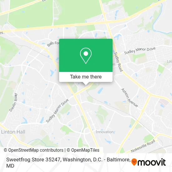 Sweetfrog Store 35247 map