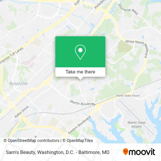 Sam's Beauty map