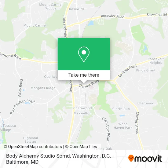 Body Alchemy Studio Somd map