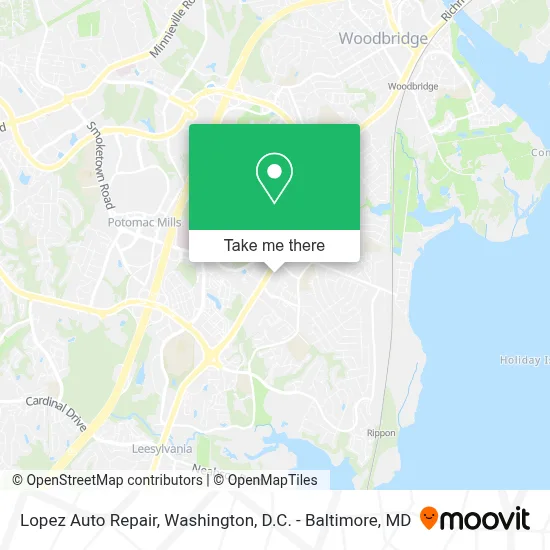 Lopez Auto Repair map