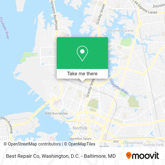 Best Repair Co map