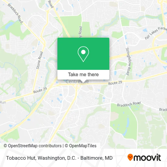 Tobacco Hut map