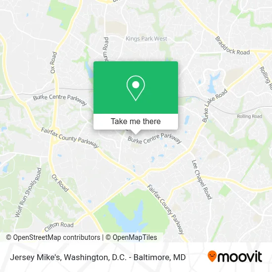 Jersey Mike's map
