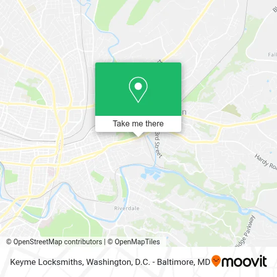 Keyme Locksmiths map