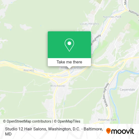 Studio 12 Hair Salons map