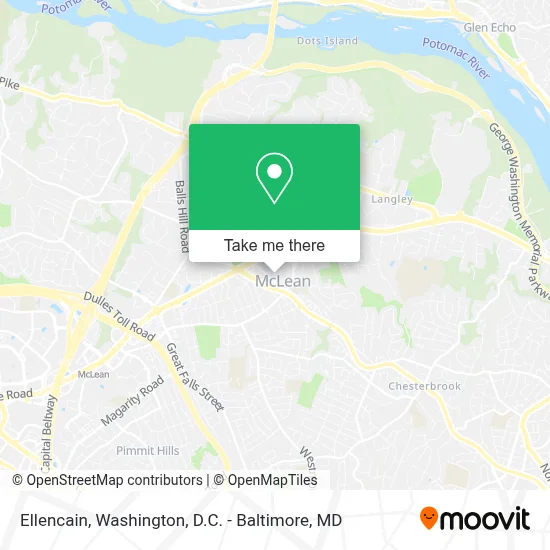 Ellencain map