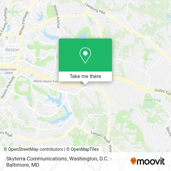 Skyterra Communications map