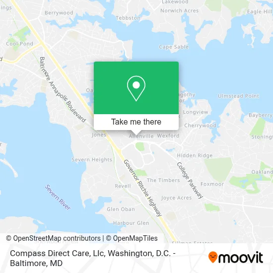 Compass Direct Care, Llc map