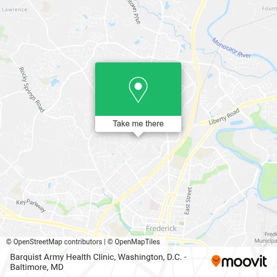 Barquist Army Health Clinic map