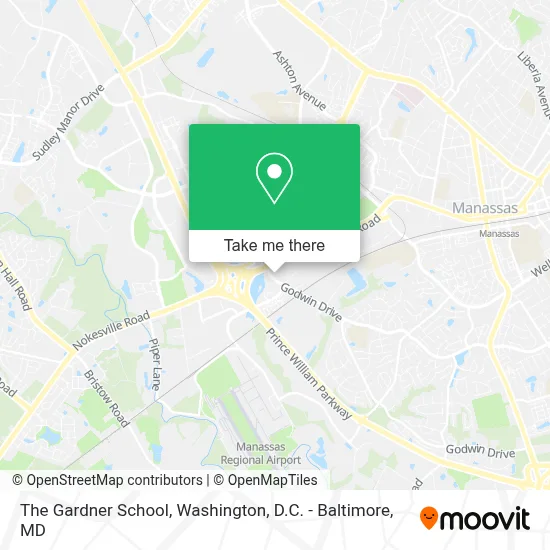 The Gardner School map