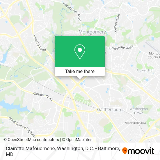 Clairette Mafouomene map