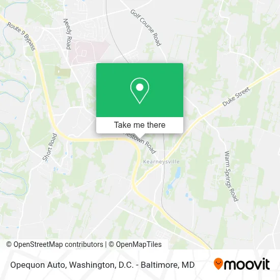 Opequon Auto map