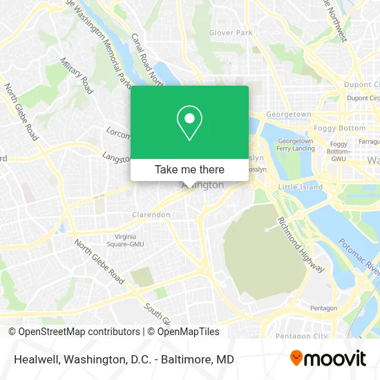 Healwell map