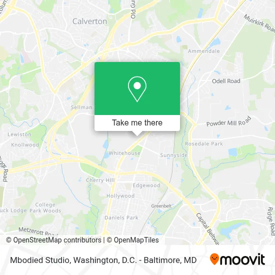 Mbodied Studio map