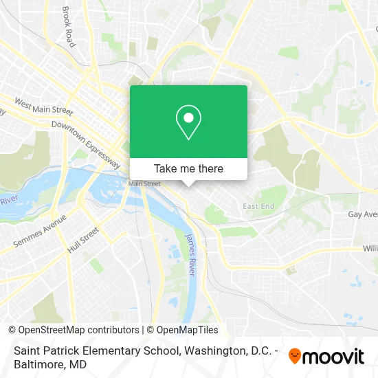Saint Patrick Elementary School map