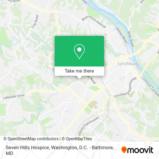 Seven Hills Hospice map