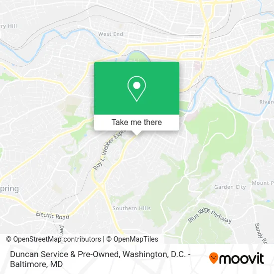 Duncan Service & Pre-Owned map