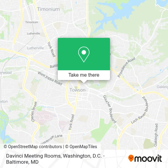 Davinci Meeting Rooms map