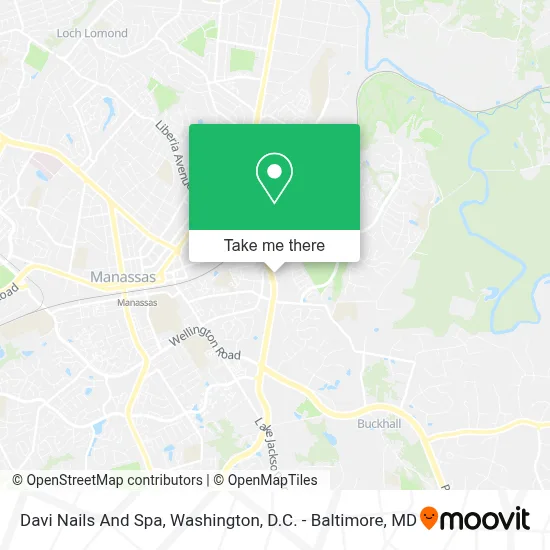 Davi Nails And Spa map