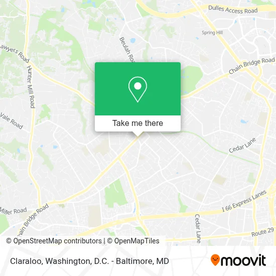 Claraloo map